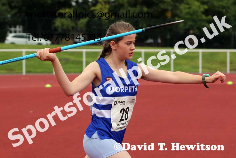 Women and Girls javelin, 2021 North Eastern Track and Field Champs., Middesbrough. Photo: David T. Hewitson/Sports for All Pics